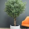 9610(1) Elevate your interior with our gorgeous Artificial Olive Tree. Enjoy the charm of nature in your home or workspace all year round!