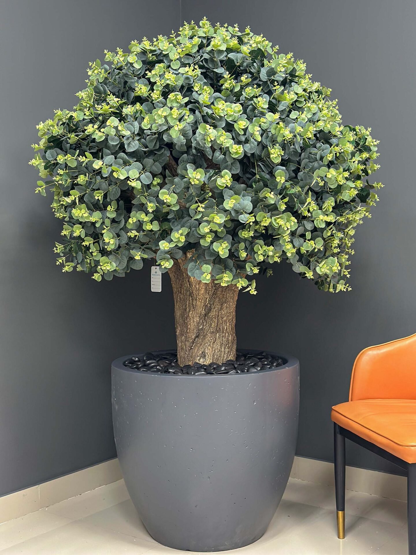 faux eucalyptus tree