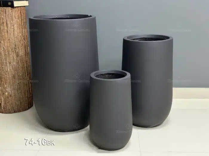 FiberGlass Pot 74-16BK-75