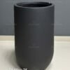 Fiberglass Black Pot 75cm