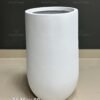 74-16wh-60 Fiberglass White Pot 60cm