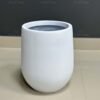 Fiberglass White Pot 32cm
