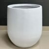 Fiberglass White Pot 56cm