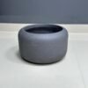 Fiberglass Dark Grey Pot 20cm