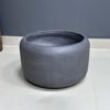 Fiberglass Dark Grey Pot 26cm