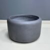 Fiberglass Dark Grey Pot 33cm