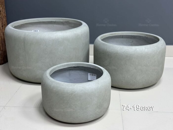 FiberGlass Pot 74-19grgy-20