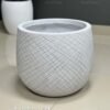 74-22gywh-32 Fiberglass Grey-White Pot 32cm