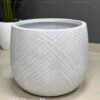 74-22gywh-44 Fiberglass Grey-White Pot 44cm