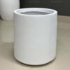 74-25-33wh Fiberglass White Pot 33cm