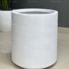 Fiberglass White Pot 46cm