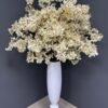 Cherry Blossom Cream White Vase