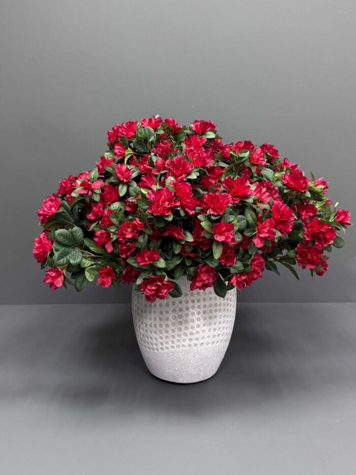 Tall Artificial Woodland Bloom & Foliage Arrangement – Mauve, Green & Natural Tones – AR38