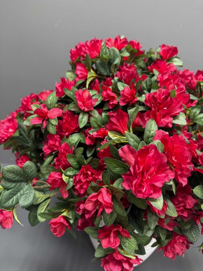 Tall Artificial Woodland Bloom & Foliage Arrangement – Mauve, Green & Natural Tones – AR38