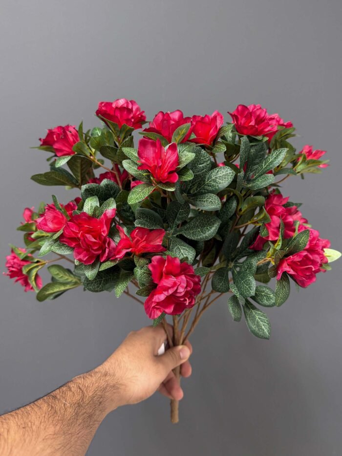 Tall Artificial Woodland Bloom & Foliage Arrangement – Mauve, Green & Natural Tones – AR38