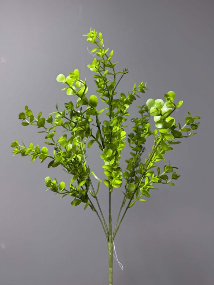 Lush Artificial Green Plant in Modern White Pot – Vibrant – AR54