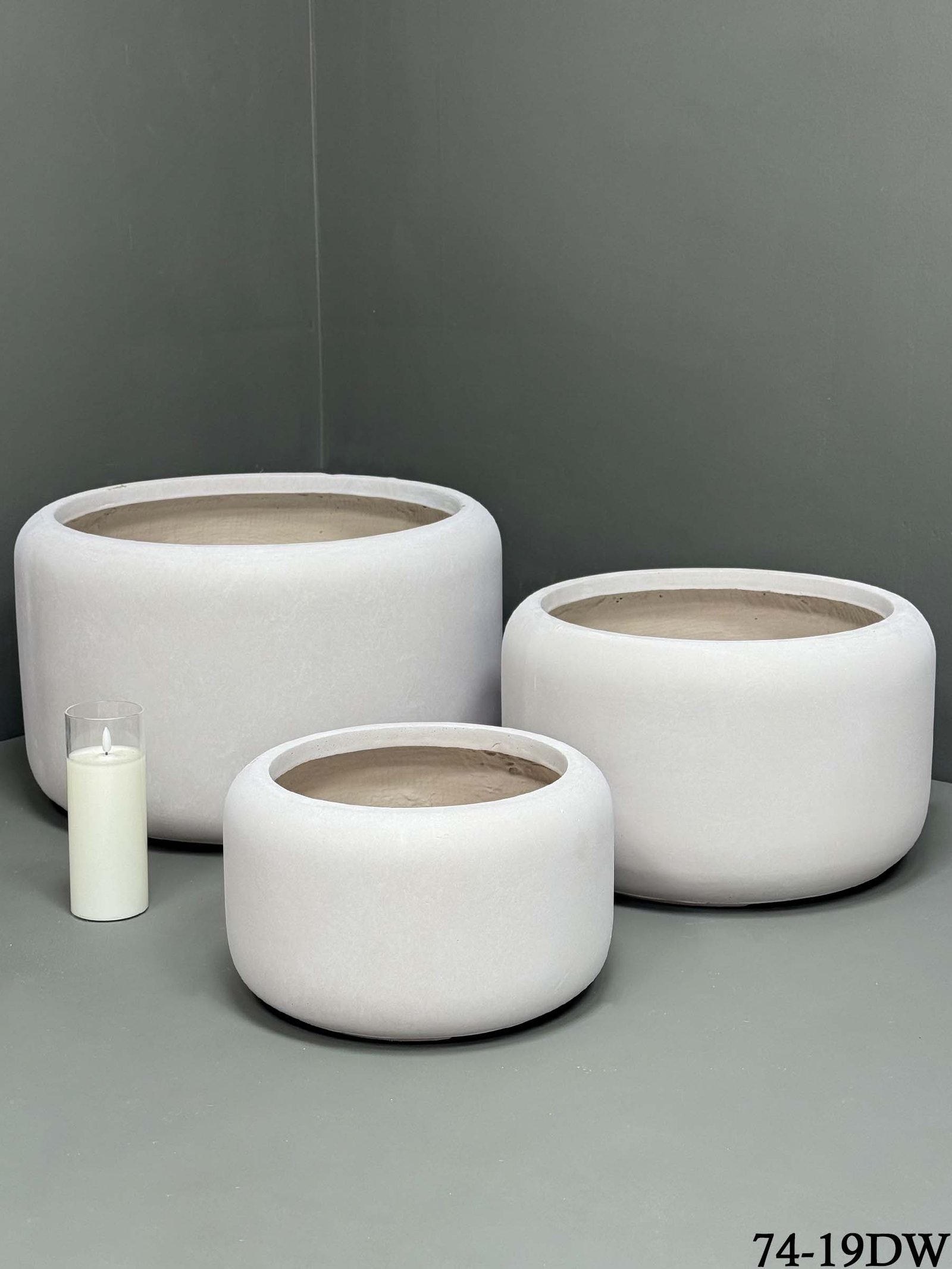 Fibre clay Pot - Durable Indoor/Outdoor Pots