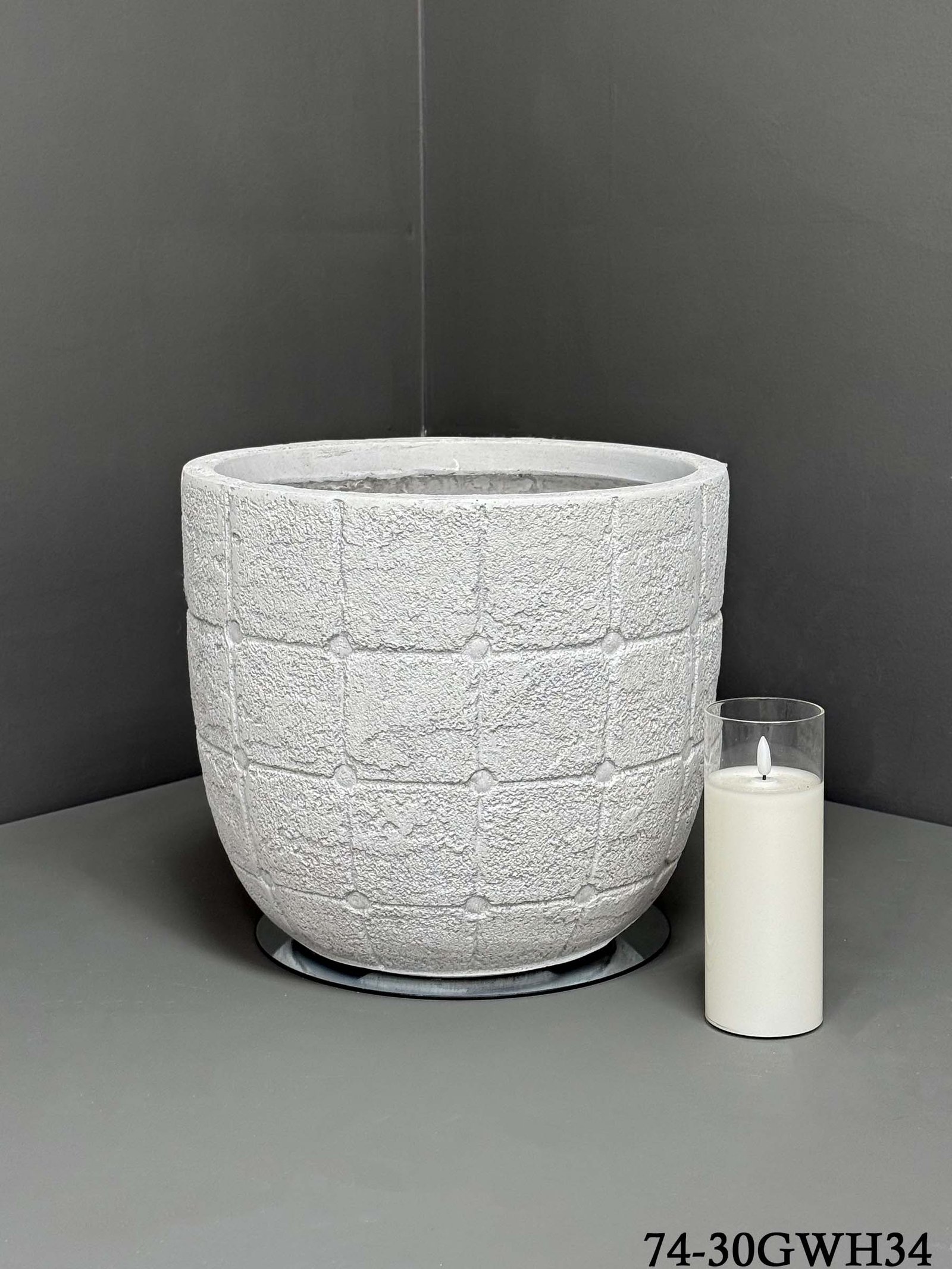 Fibre clay Pot - Durable Indoor/Outdoor Pots