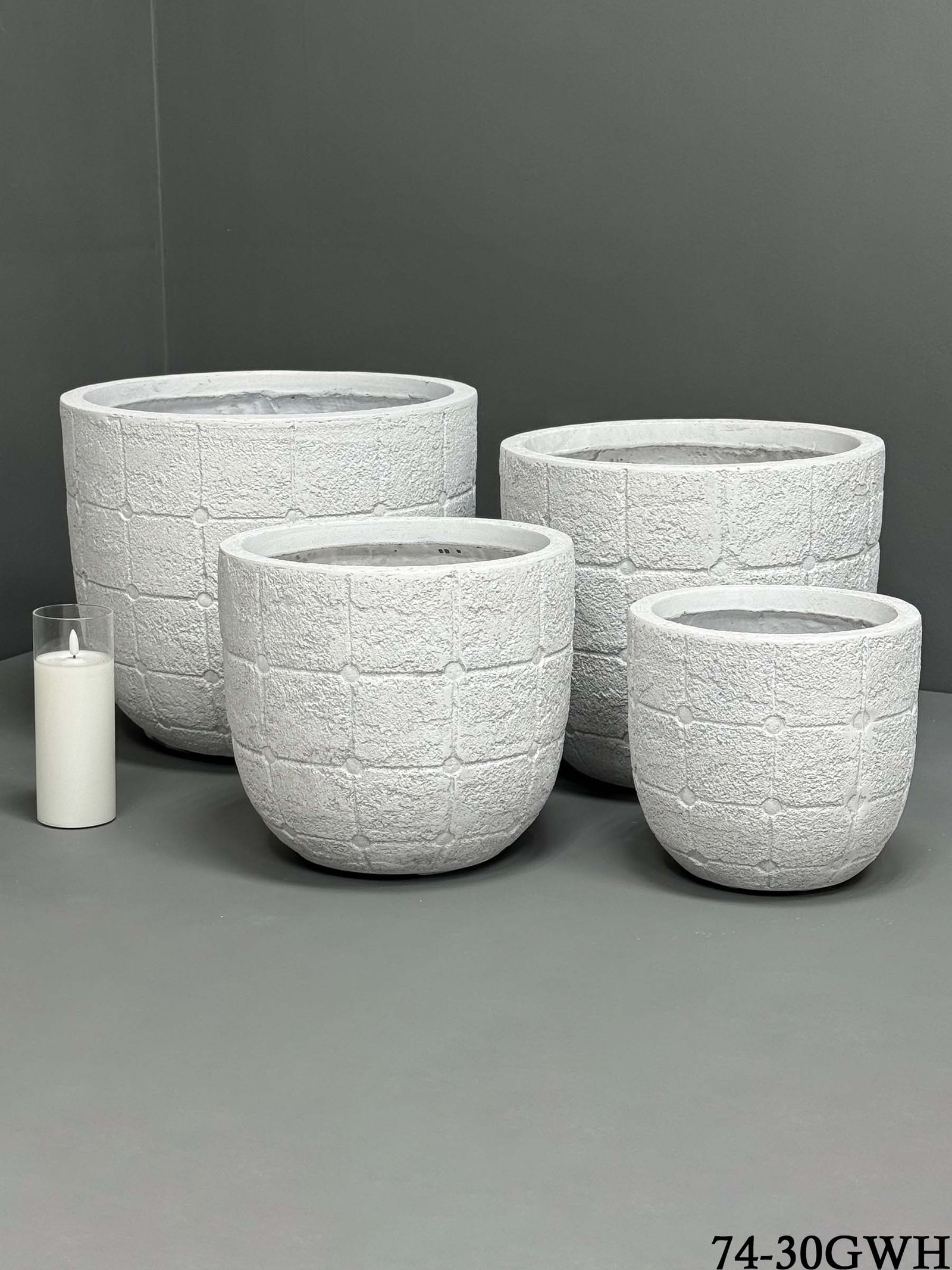 Fibre clay Pot - Durable Indoor/Outdoor Pots