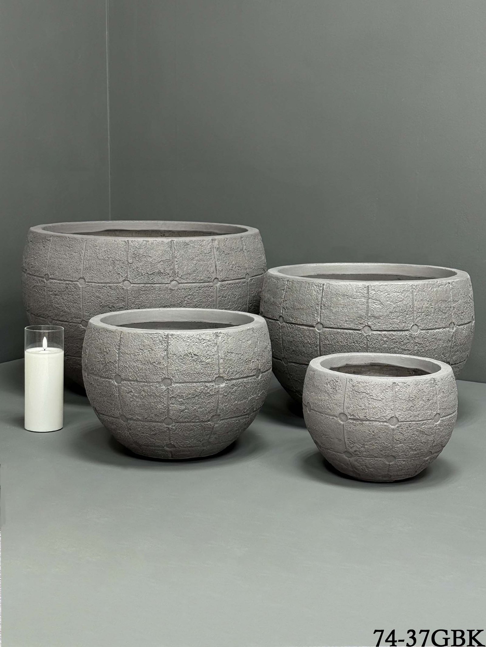 Fibre clay Pot - Durable Indoor/Outdoor Pots