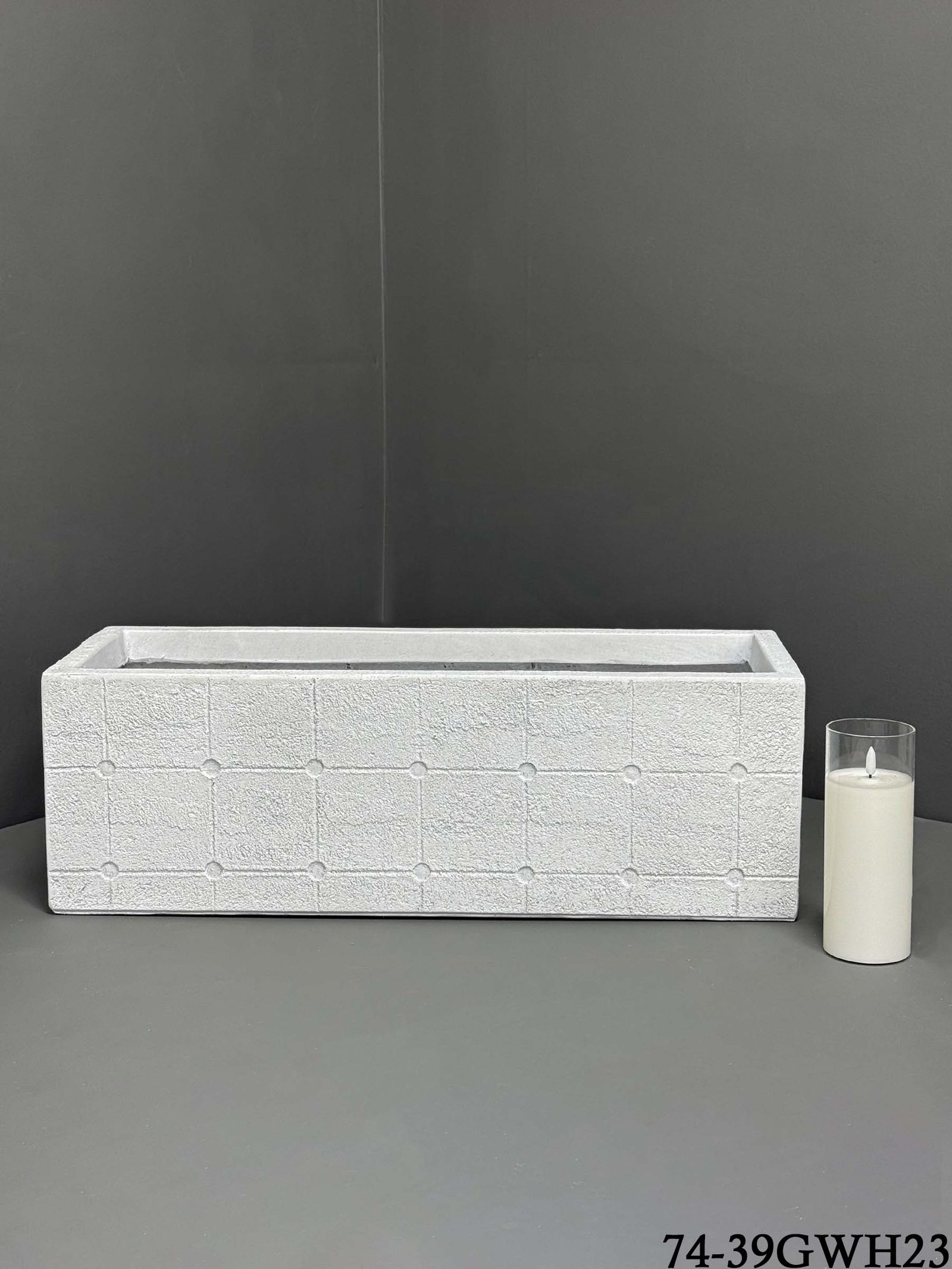 74-39GWH-23 Fibre clay Pot - Durable Indoor/Outdoor Pots