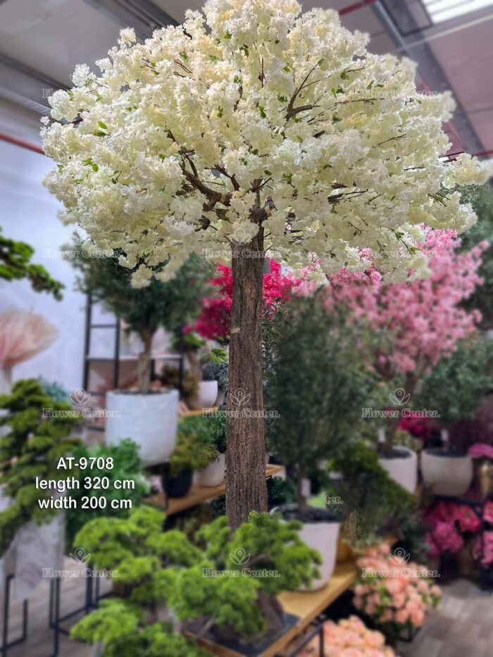 Giant Faux White Cherry Blossom Tree (320cm) – AT-9708