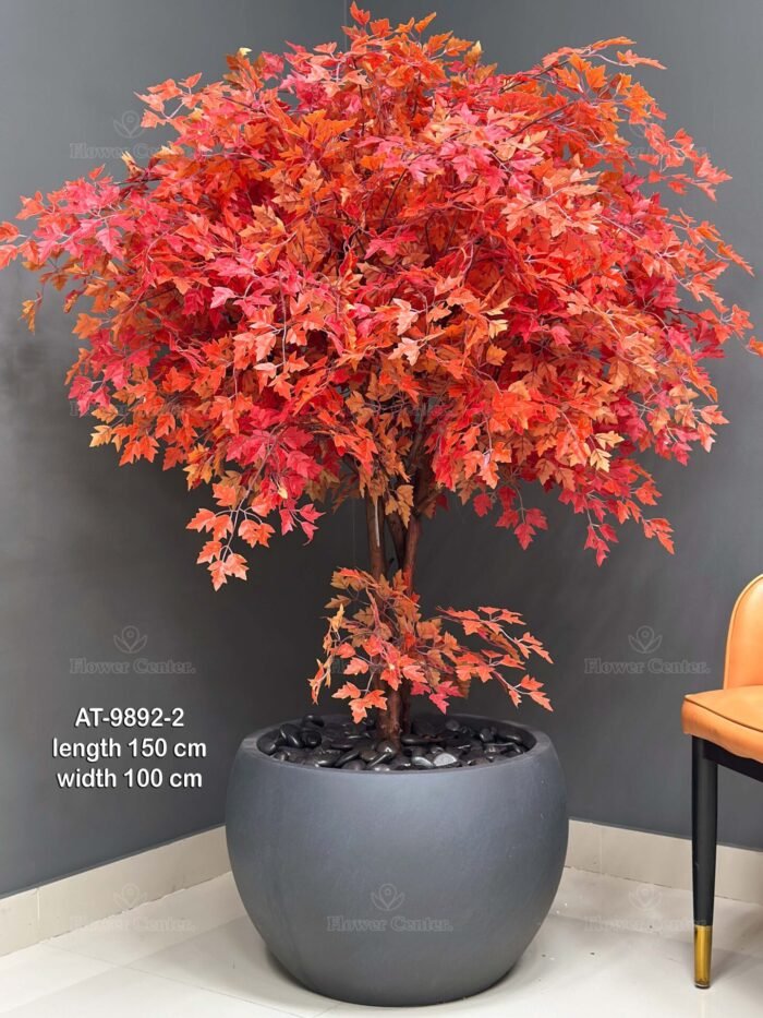 Autumn Red Artificial Maple Tree – Indoor Decor- 9892-2