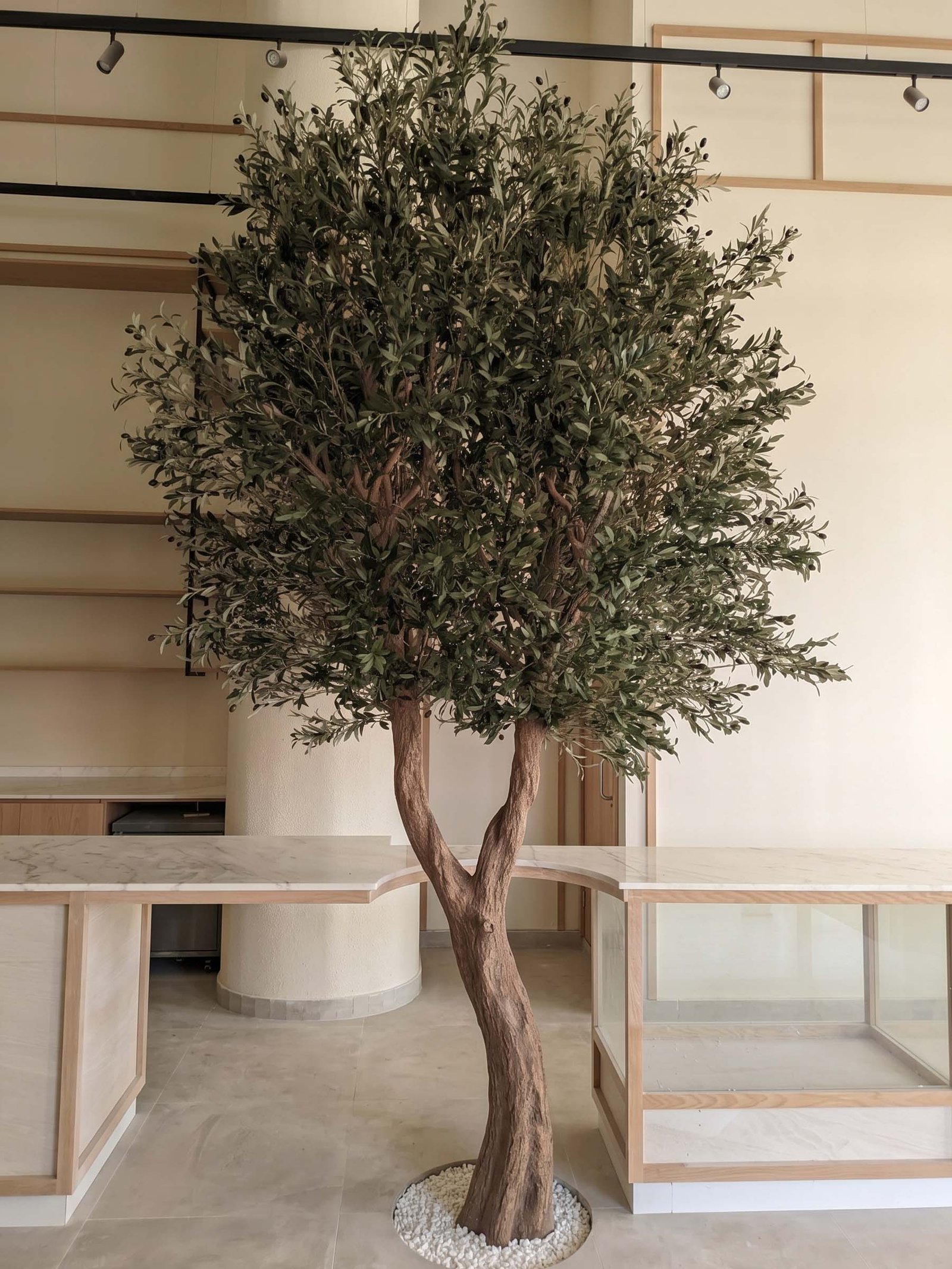 Large Faux Olive Tree