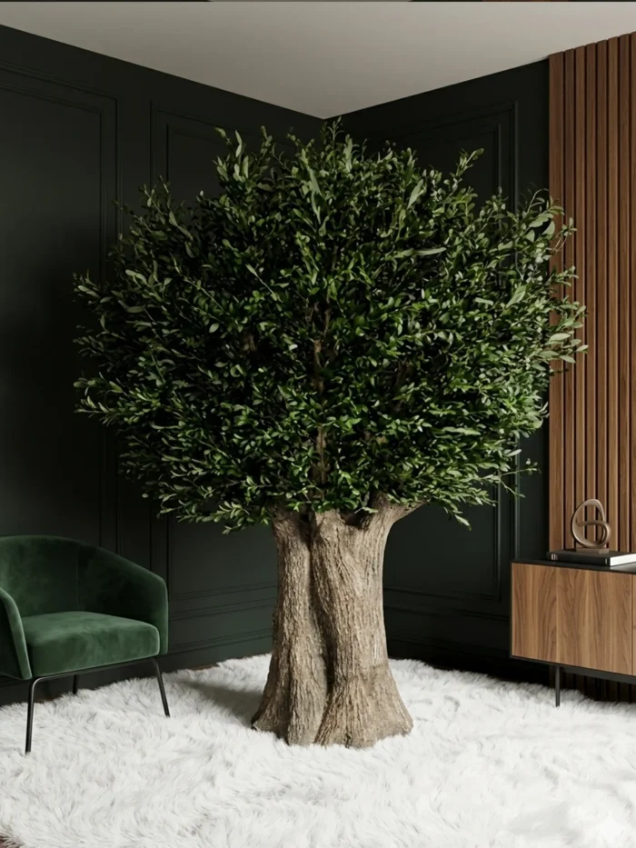 Faux Olive Tree with Twisted Trunk (300cm) – 9740-1