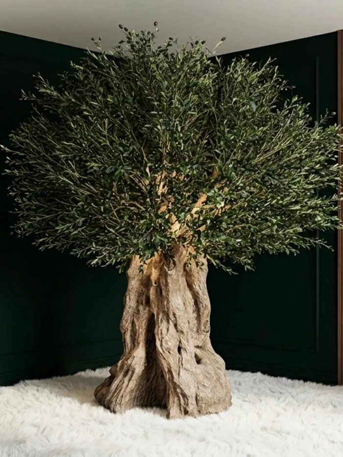 Faux Olive Tree with Twisted Trunk (300cm) – 9740-2
