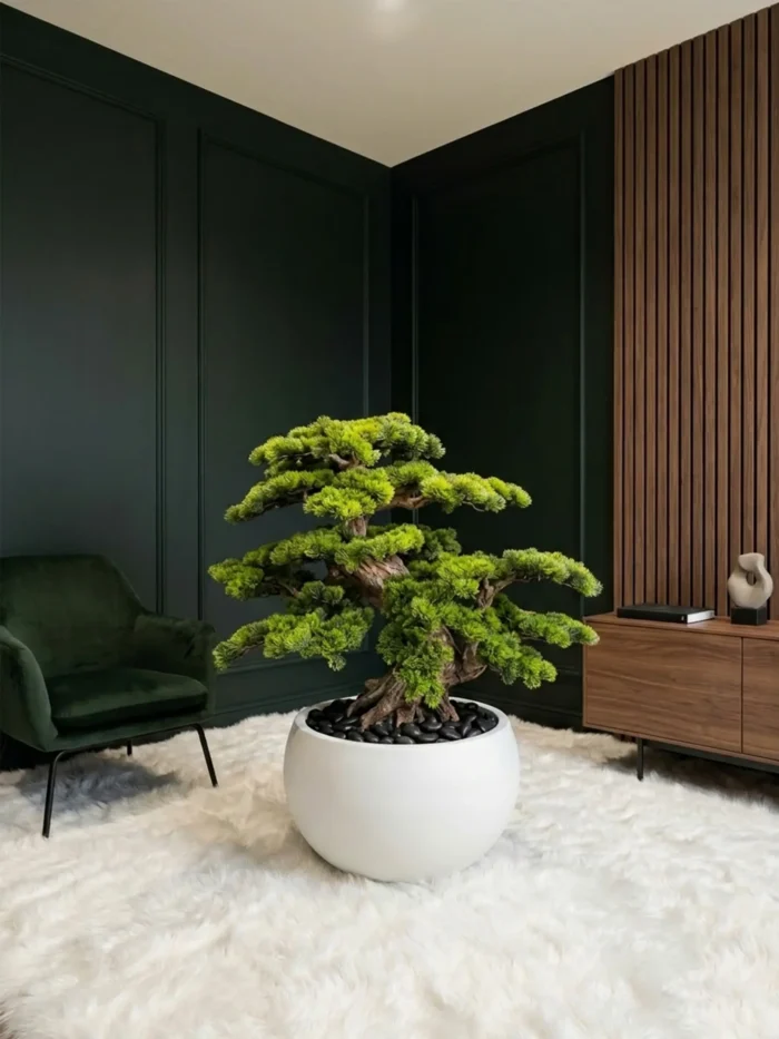 Artificial Bonsai Tree in Decorative Planter – 80 cm – 9790